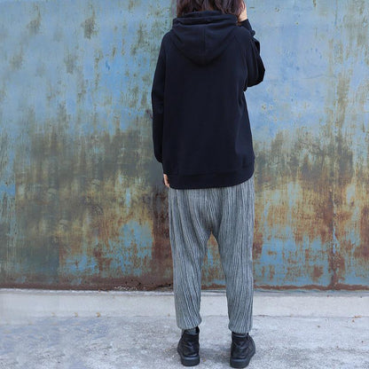 Casual Pure Color Thick Cotton Hoodie