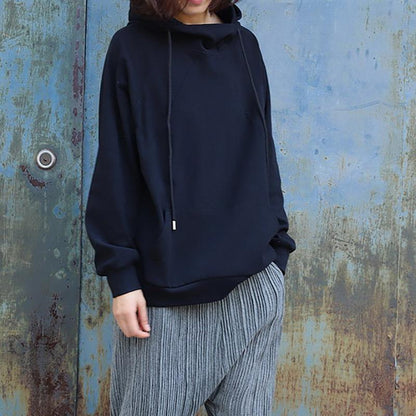 Casual Pure Color Thick Cotton Hoodie