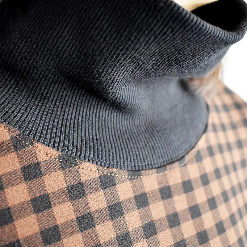 Casual Single Pocket Checks Sweatshirt