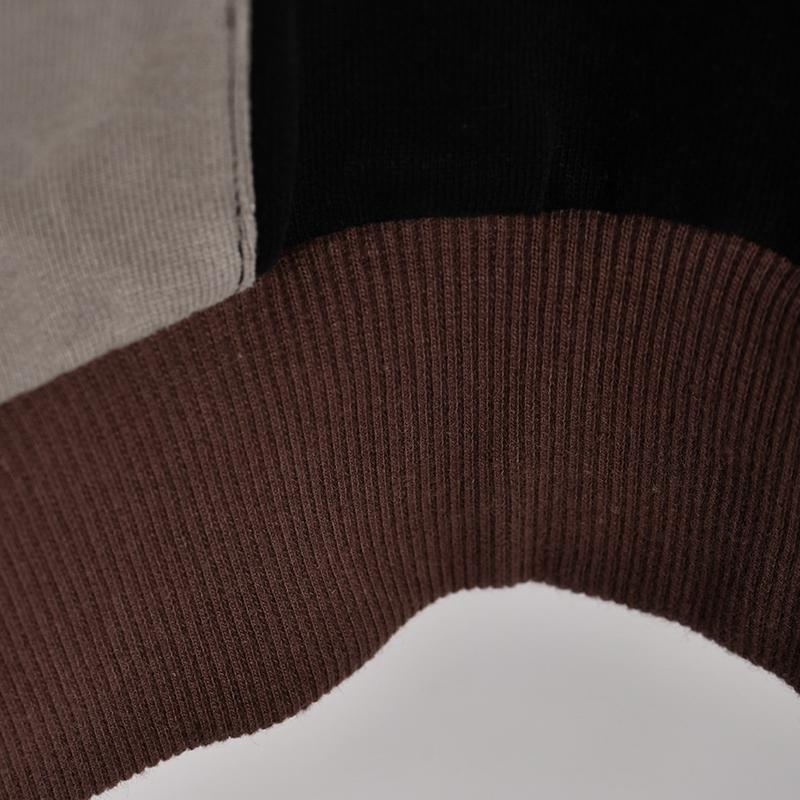 Casual Turtleneck Symmetric Stitching Knit Dress