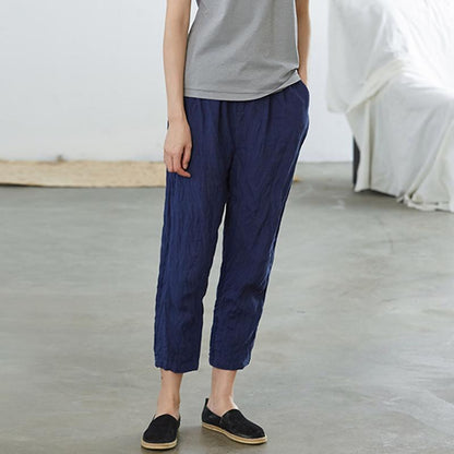 Casual Wild Loose Solid Color Harem Pants