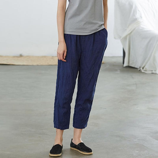 Casual Wild Loose Solid Color Harem Pants