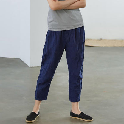 Casual Wild Loose Solid Color Harem Pants