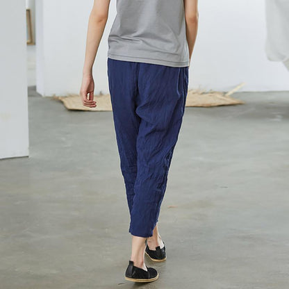 Casual Wild Loose Solid Color Harem Pants