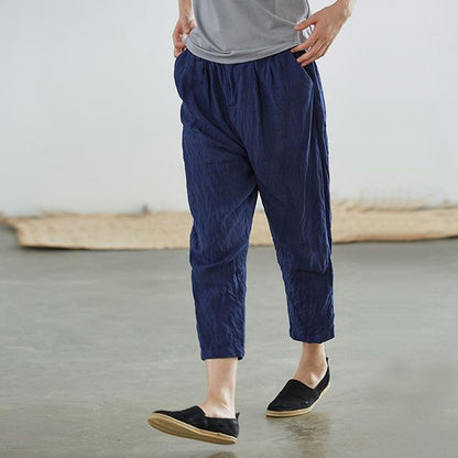 Casual Wild Loose Solid Color Harem Pants