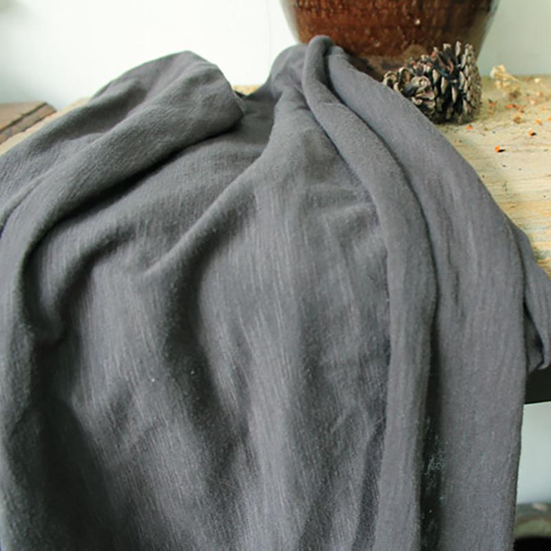 Casual Wild Travel Solid Color Cotton Scarf