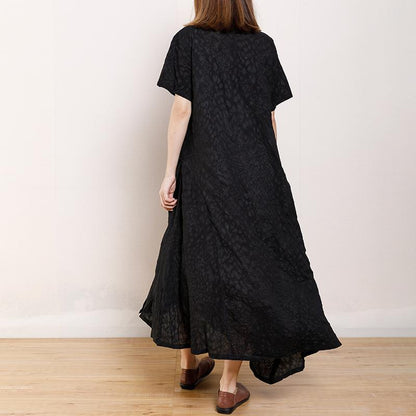 Casual Women Round Neck Short Sleeve Dress
