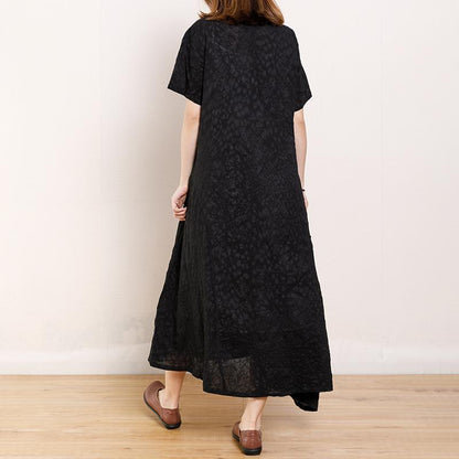 Casual Women Round Neck Short Sleeve Dress