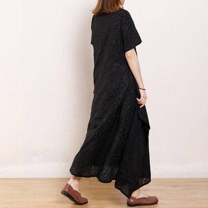 Casual Women Round Neck Short Sleeve Dress
