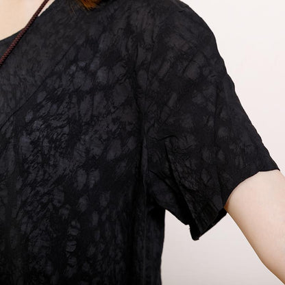 Casual Women Round Neck Short Sleeve Dress