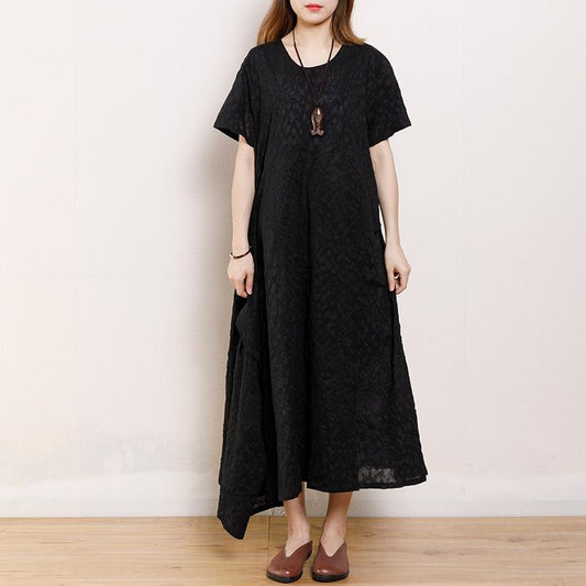 Casual Women Round Neck Short Sleeve Dress