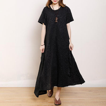 Casual Women Round Neck Short Sleeve Dress