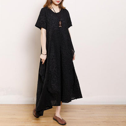 Casual Women Round Neck Short Sleeve Dress