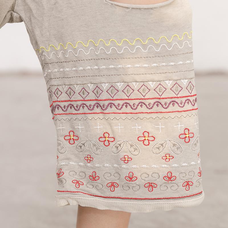 Chic Casual Applique Hole Strap Light Gray Pants