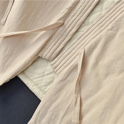 Chinese Style Comfortable Solid Color Coat