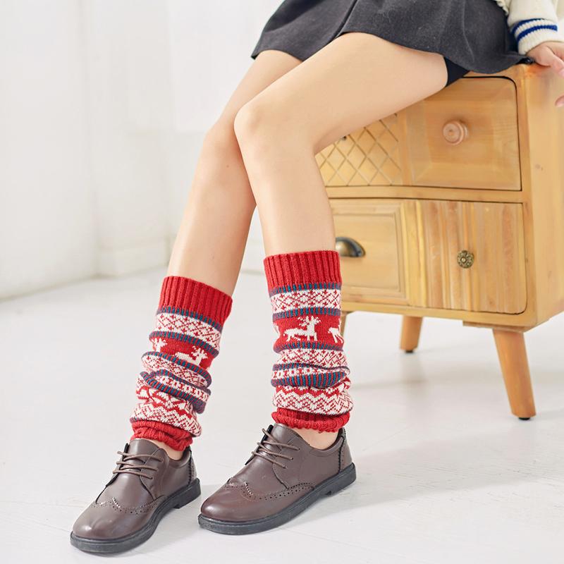 Christmas Deer Long Warm Socks