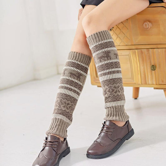 Christmas Deer Long Warm Socks