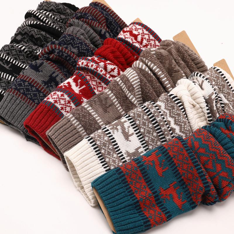 Christmas Deer Long Warm Socks