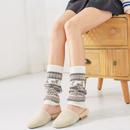 Christmas Deer Long Warm Socks