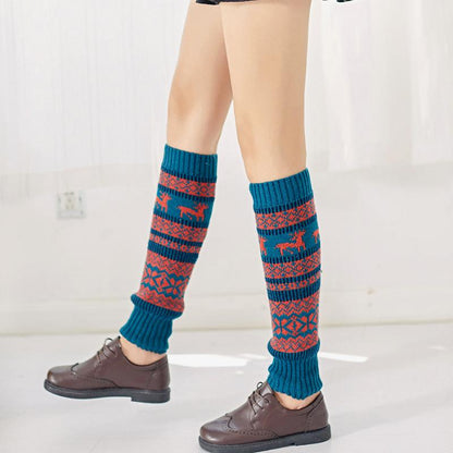 Christmas Deer Long Warm Socks