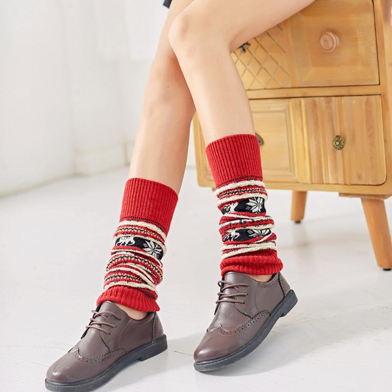 Christmas Deer Warm High Stockings