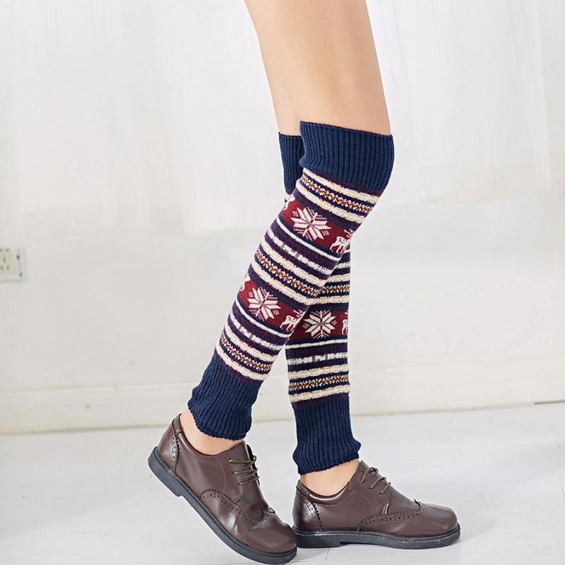 Christmas Deer Warm High Stockings