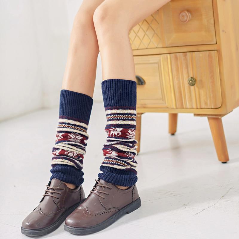 Christmas Deer Warm High Stockings