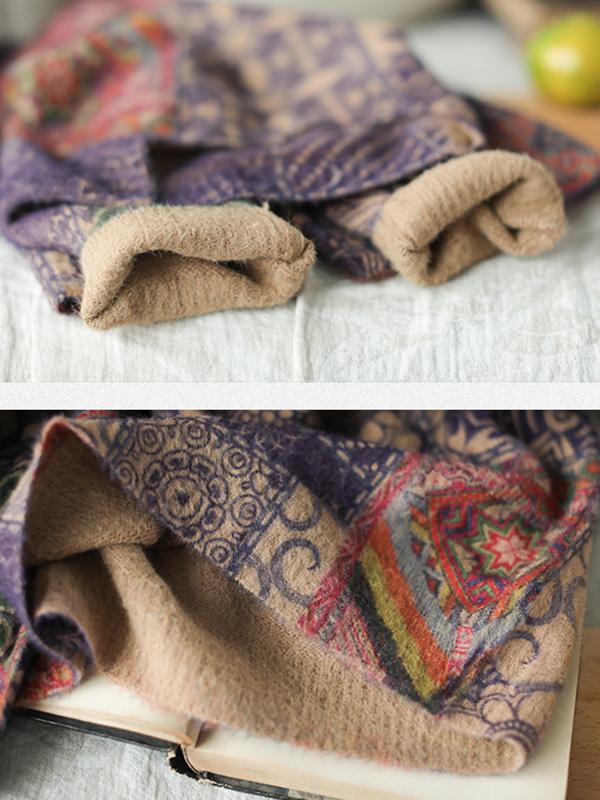 Colored Printed Soft Comfortable Warm Sweater