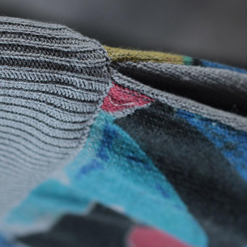 Colored Prints Comfortable Knit Harem Pants