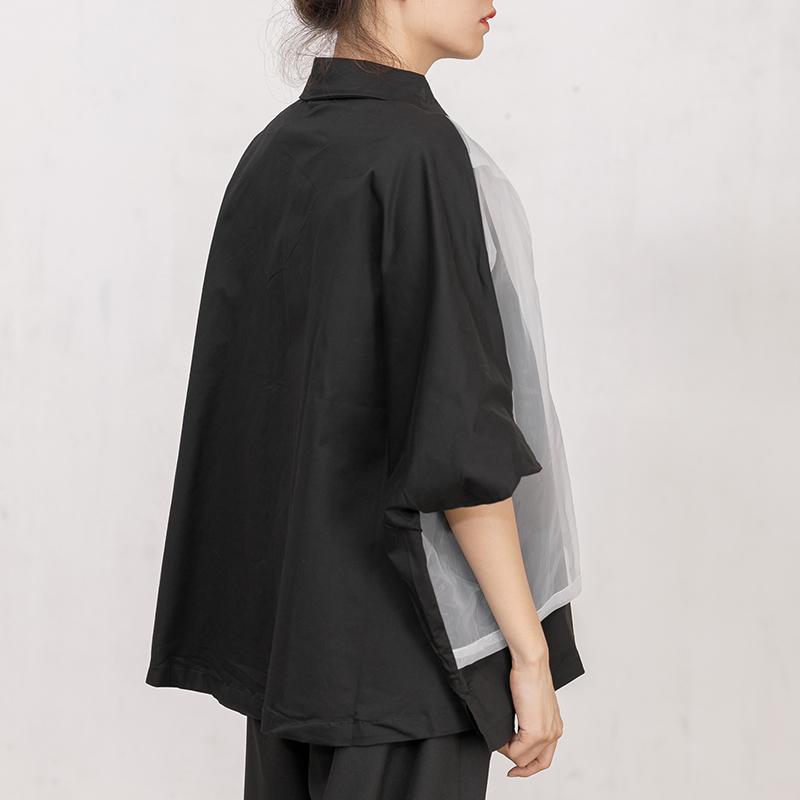 Cotton Short Sleeve Zipper Women Coat