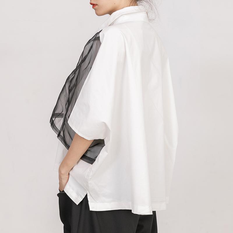 Cotton Short Sleeve Zipper Women Coat