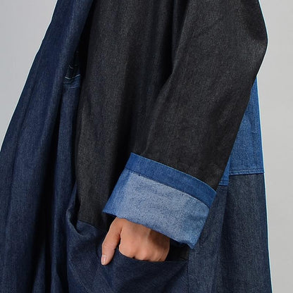 Crossed Spliced Split Hem Casual Dress