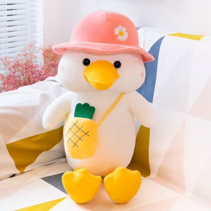 Cute/Soft/Cartoon/Duck Plush Toy/Duck Doll with Carrying Bag/Children's Birthday Gift/Christmas Gift