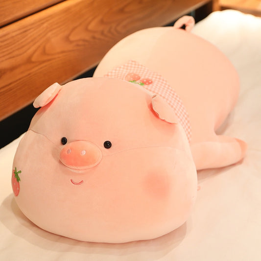 Cute / Soft / Cartoon / Piglet Plush Toy / Strawberry Pink Piglet Doll / Children's Birthday Gift / Christmas Gift
