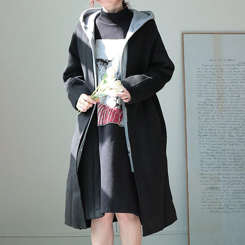 Cute Cat Patchwork Thick Thermal Dress