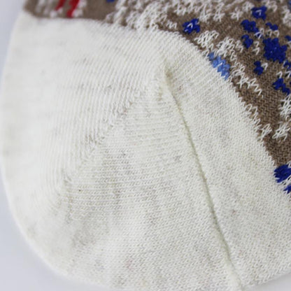 Cute Jacquard Breathable Socks - 5 Pairs