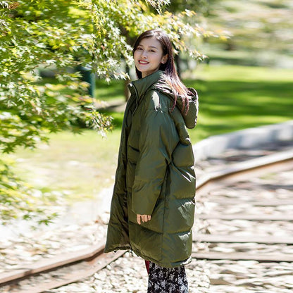 Women Winter Hoodies Loose Thick Coat