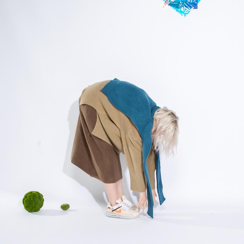 Wool Elastic Waist Women Winter Skirt