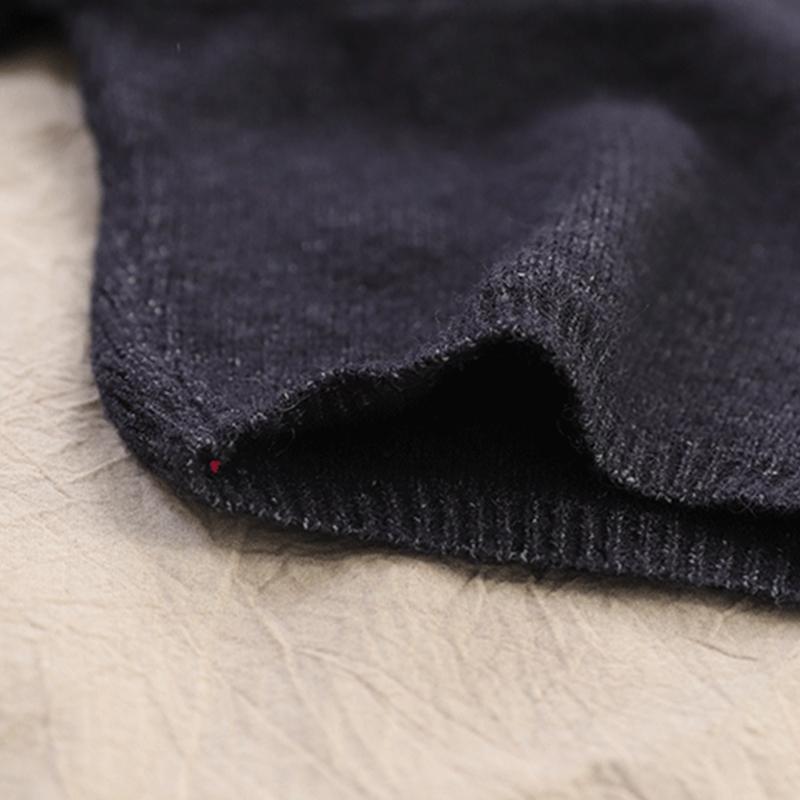 Down Stitching Knit Fake Two-piece Dress