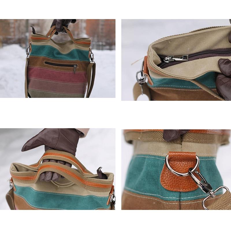 Canvas Bag Women's Handbag Crossbody Bag - Zebrant