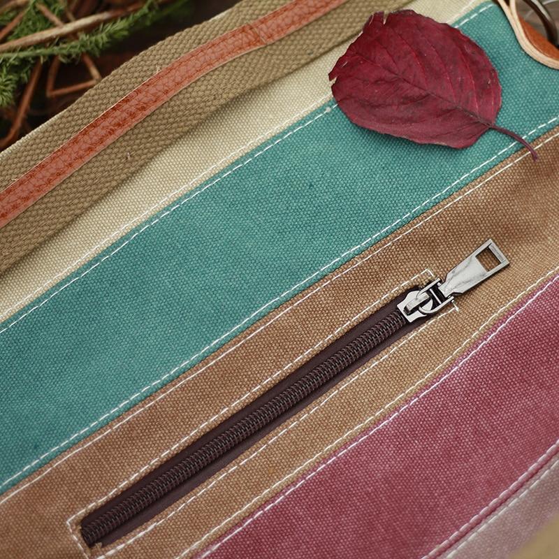 Canvas Bag Women's Handbag Crossbody Bag - Zebrant
