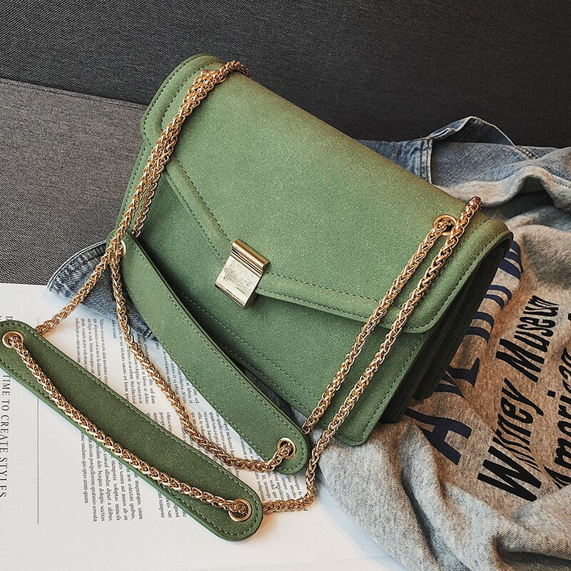 Elegant Female Flap Square Bag