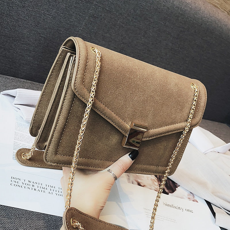 Elegant Female Flap Square Bag
