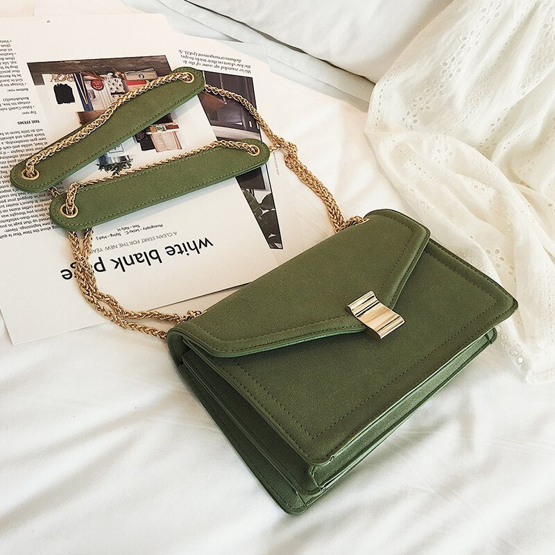 Elegant Female Flap Square Bag
