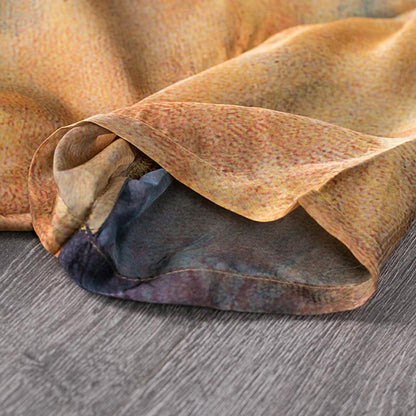 Elegant Floral Printed Soft Silky Coat