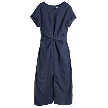 Elegant Pure Color Charming Plus Size Dress