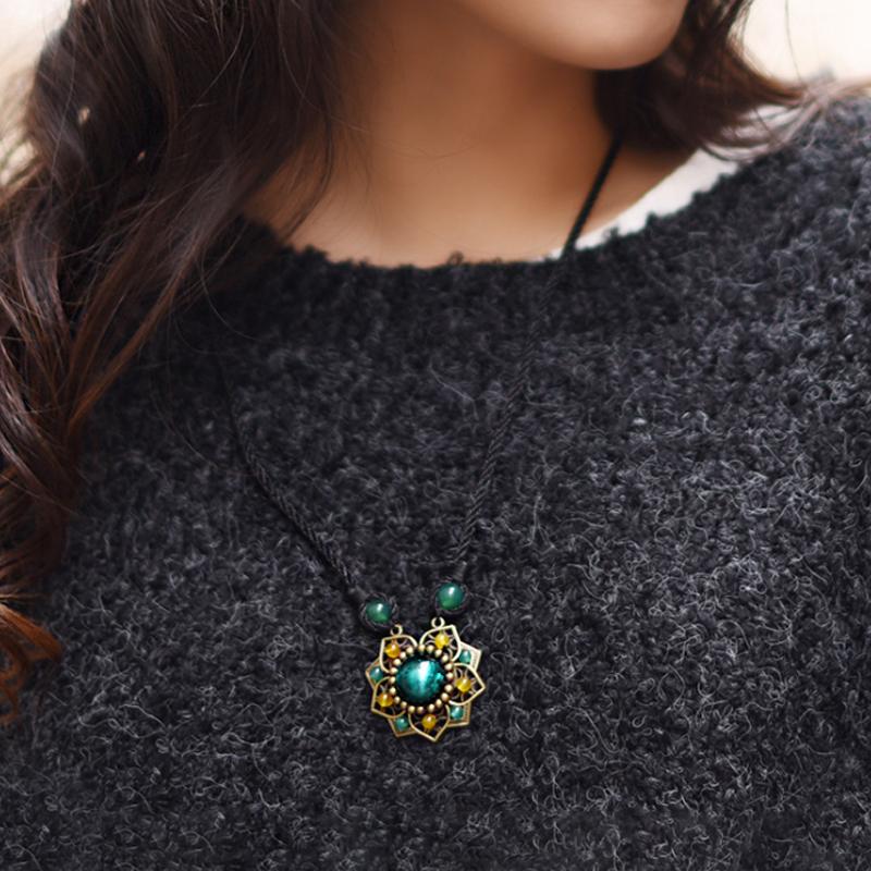 Ethnic Style Coloured Glaze Women Necklace