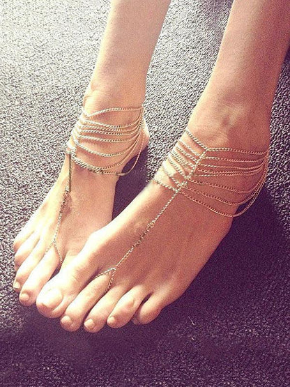 Vintage Gold Tassels Rings Accessories