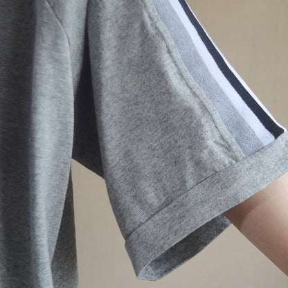 Fashion Casual Loose Letter Cotton Dress
