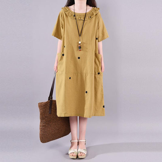 Fashion Polka Dot Comfortable Loose Dress
